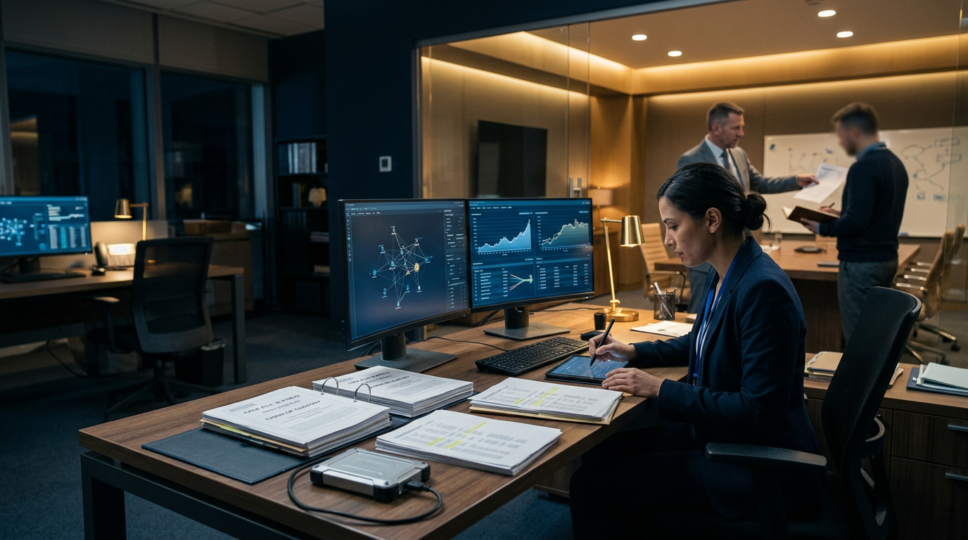 Blockchain forensic analyst tracing stolen cryptocurrency transactions across exchanges and mixers — bitcoin atm scam investi Blockchain forensic analyst tracing stolen cryptocurrency transactions across exchanges and mixers — bitcoin atm scam investi