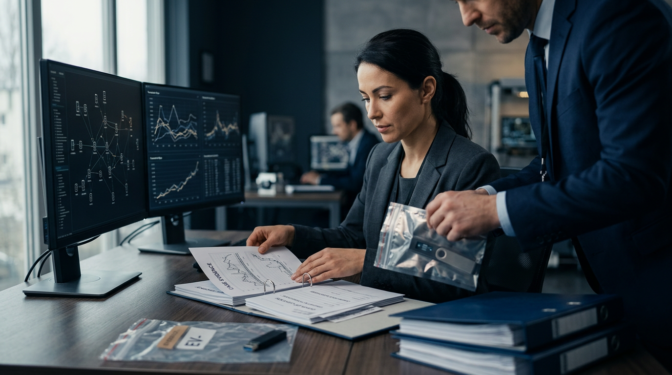 Blockchain forensic analyst tracing stolen cryptocurrency transactions across exchanges and mixers — crypto class action evid Blockchain forensic analyst tracing stolen cryptocurrency transactions across exchanges and mixers — crypto class action evid