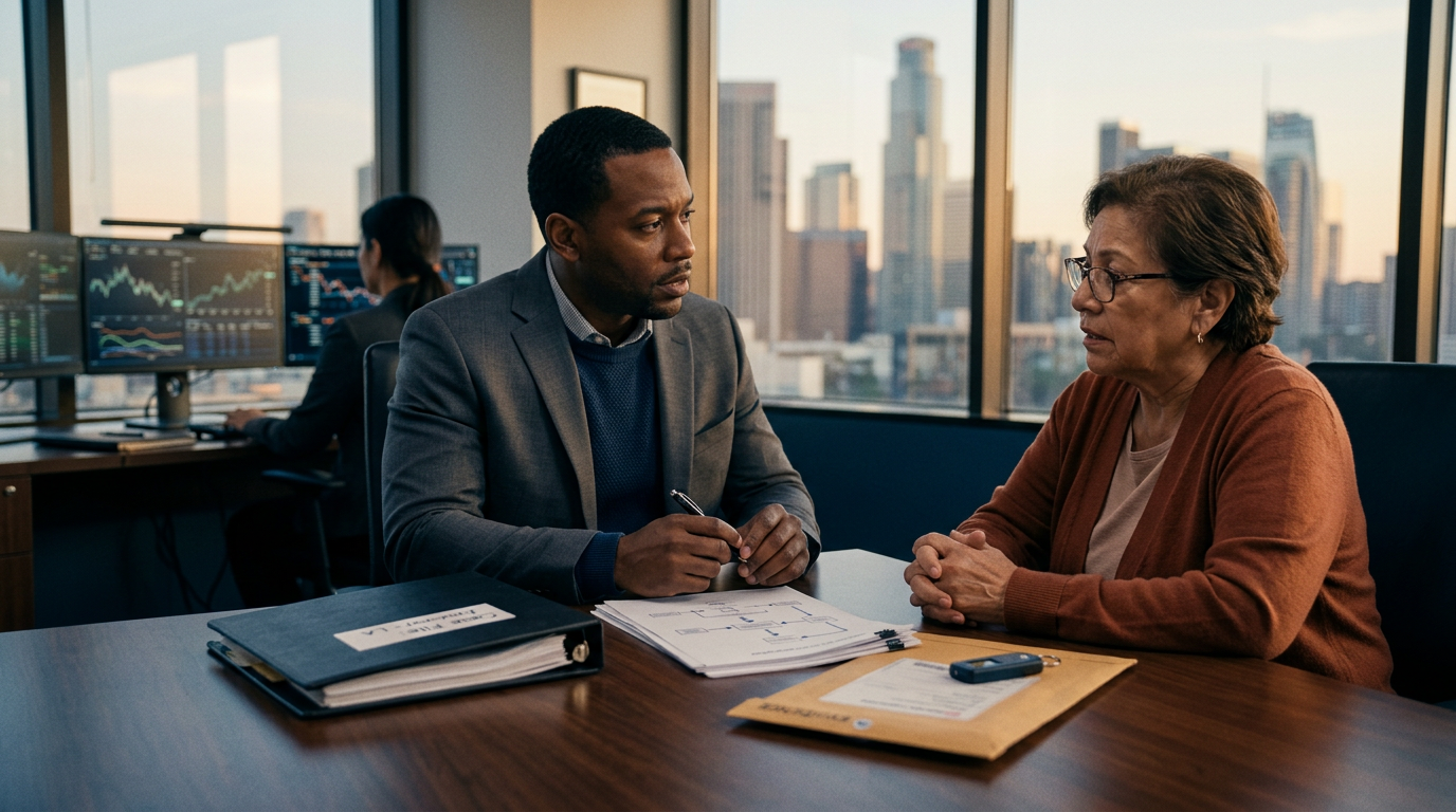 Aegis Financial Forensics analysts collaborating on a cryptocurrency fraud tracing case — crypto fraud investigator Los Angel
