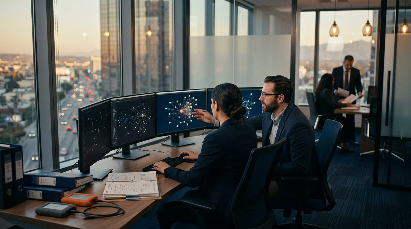 Global cross-jurisdictional cryptocurrency tracing network illustration across exchanges — crypto recovery service Los Angele Global cross-jurisdictional cryptocurrency tracing network illustration across exchanges — crypto recovery service Los Angele