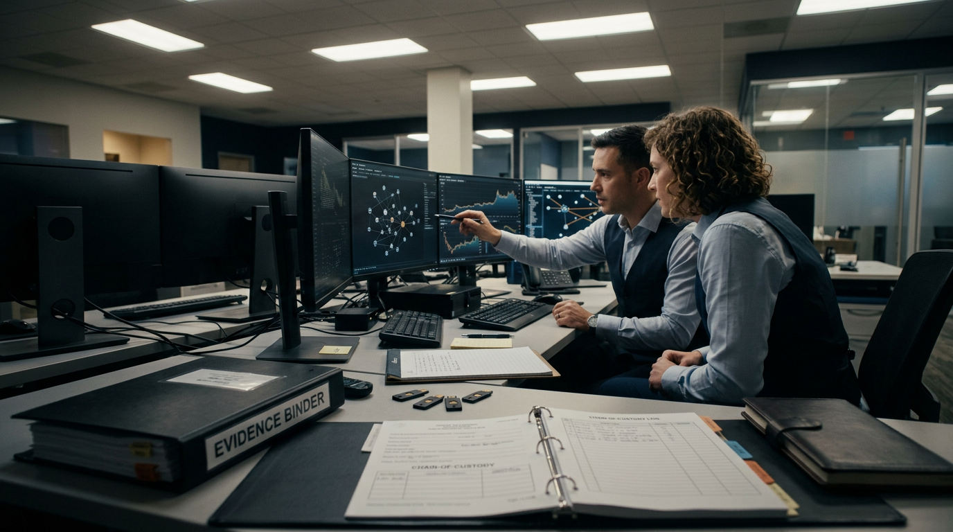 Investment scam and pig butchering fraud investigation on a blockchain forensics workstation — estate crypto asset recovery i