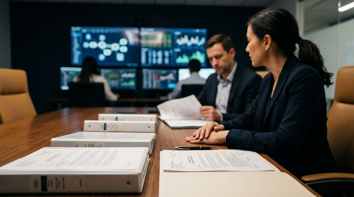 Aegis Financial Forensics analysts collaborating on a cryptocurrency fraud tracing case — exchange subpoena crypto investigat