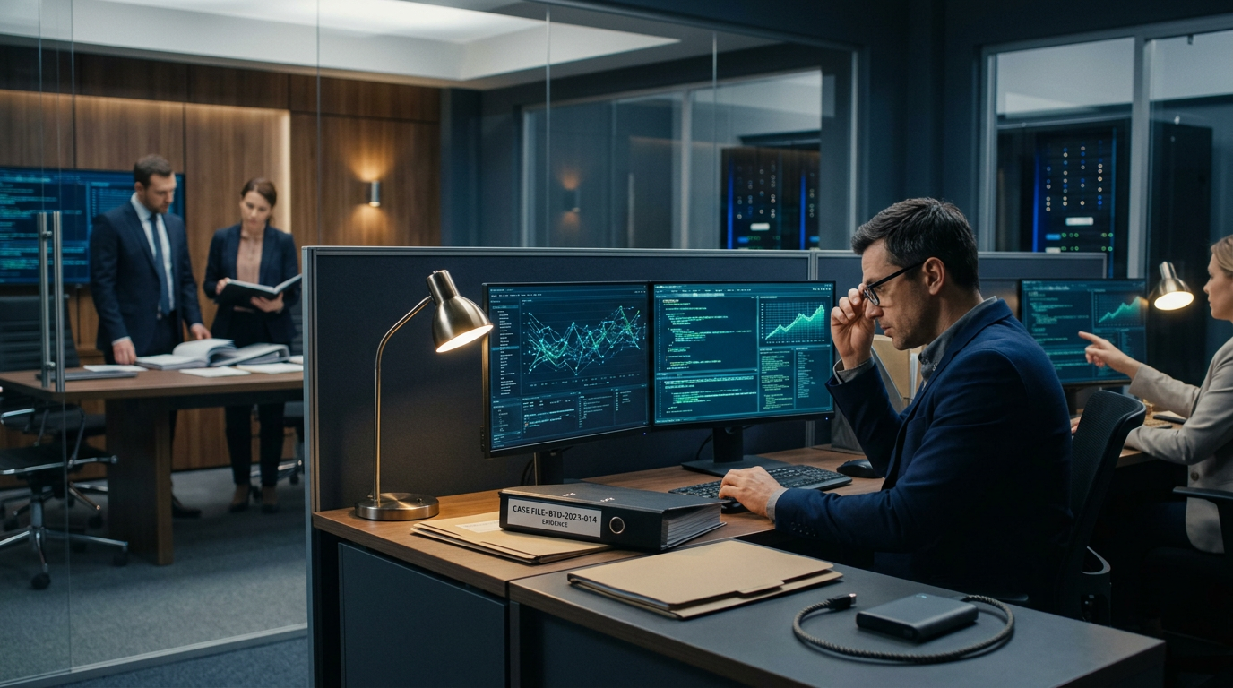 Forensic analysts investigating wallet transactions tied to a fake trading bot scam Forensic analysts investigating wallet transactions tied to a fake trading bot scam