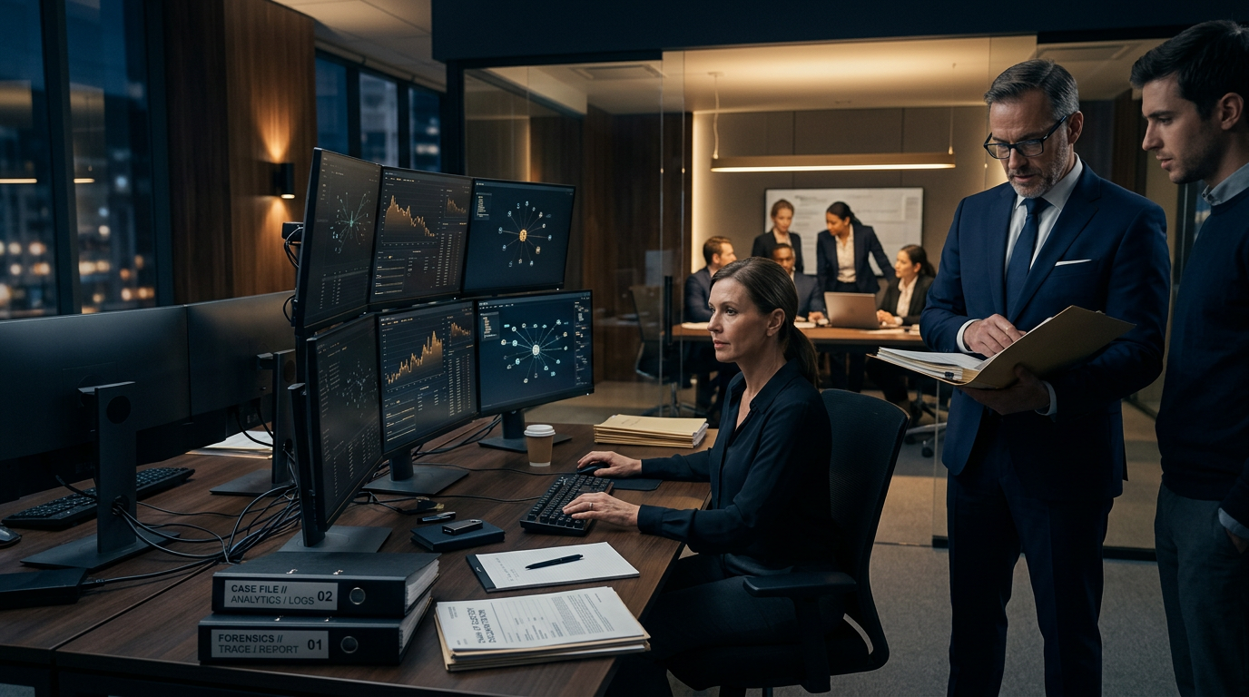 Financial forensic analyst evaluating cryptocurrency transaction costs to determine how much does a crypto fraud investigator Financial forensic analyst evaluating cryptocurrency transaction costs to determine how much does a crypto fraud investigator