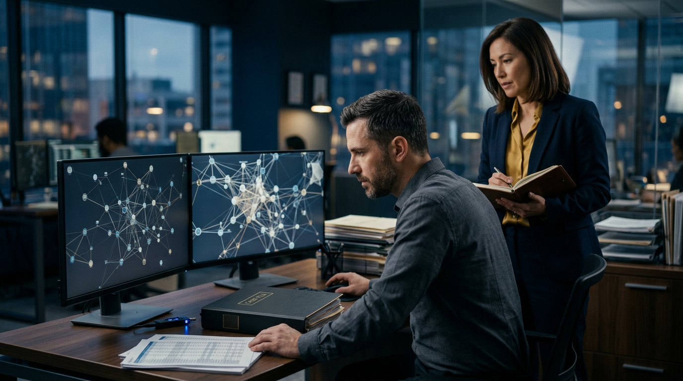 Legal documentation outlining Ohio cryptocurrency fraud reporting requirements on a desk. Legal documentation outlining Ohio cryptocurrency fraud reporting requirements on a desk.