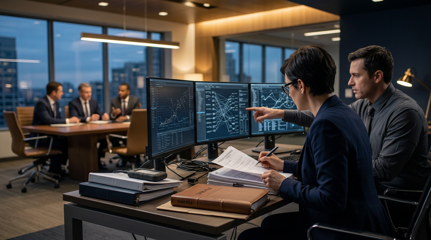 Confidential consultation between a crypto fraud victim and a blockchain forensics analyst — screenshot evidence authenticity