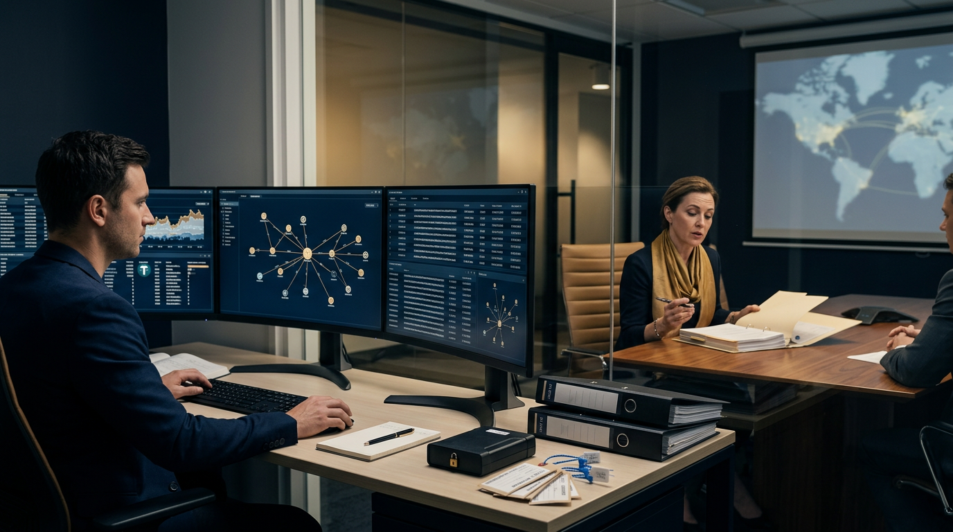 Courtroom setting for a civil cryptocurrency recovery hearing supported by blockchain forensic evidence — Trust Wallet scam r Courtroom setting for a civil cryptocurrency recovery hearing supported by blockchain forensic evidence — Trust Wallet scam r
