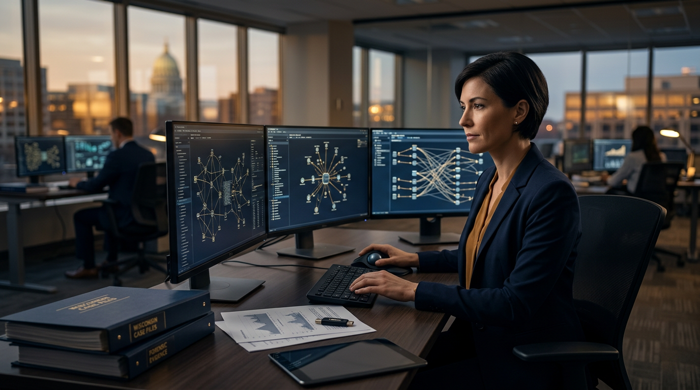 Blockchain investigators evaluating Wisconsin cryptocurrency fraud reporting requirements for digital asset tracing. Blockchain investigators evaluating Wisconsin cryptocurrency fraud reporting requirements for digital asset tracing.
