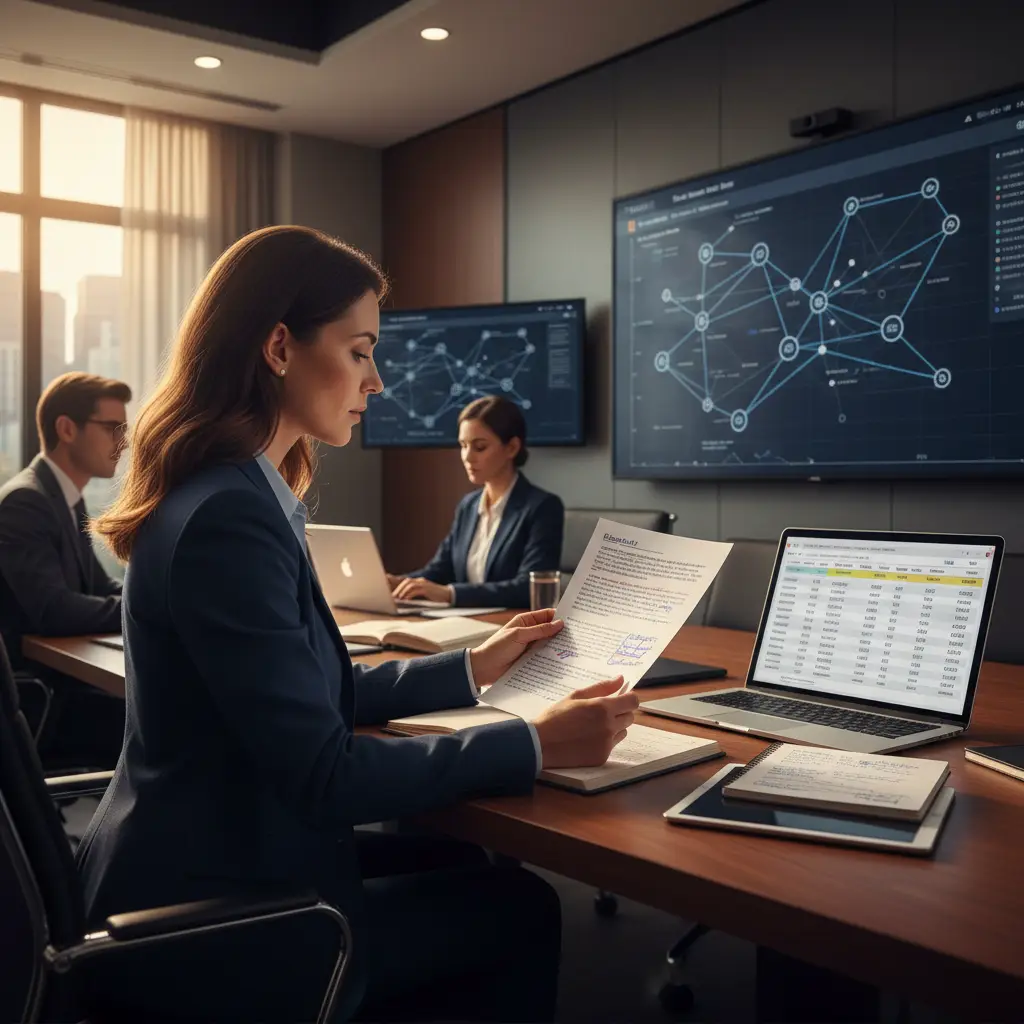 Professional uses screens for blockchain forensics, cryptocurrency tracing & digital asset investigation, ensuring chain of custody for expert witness case