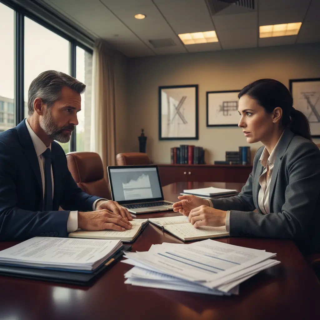 Forensic legal professionals performing blockchain forensics and cryptocurrency tracing for digital asset investigation, ensuring chain of custody.