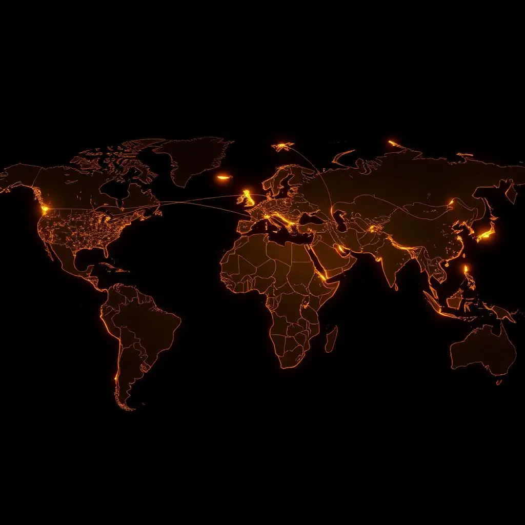 Global map of blockchain forensic jurisdictions Aegis operates across for cryptocurrency tracing